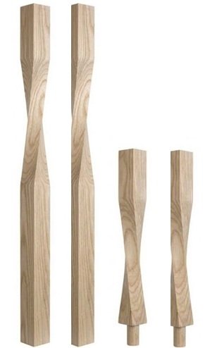 Ash Contemporary Newel Post